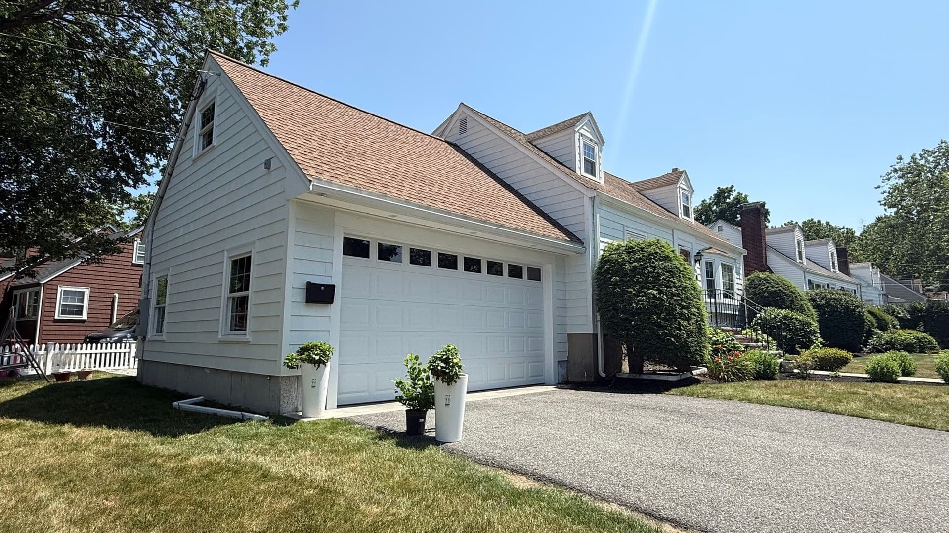 Exterior painting project completed by D & B Painting Inc in MetroWest Massachusetts